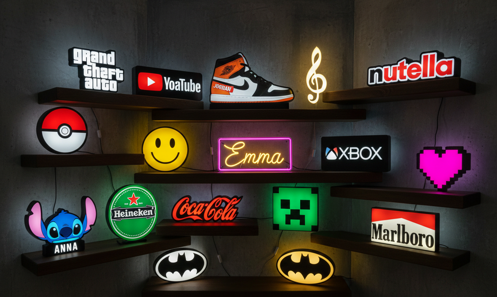 Lightbox Stampati in 3D: Design e Luce su Misura