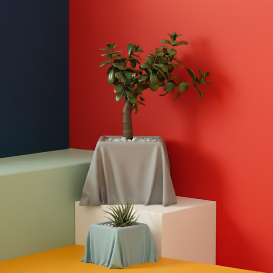 Silk Drape Planter